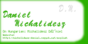 daniel michalidesz business card